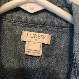 Denim chambray JCREW button up